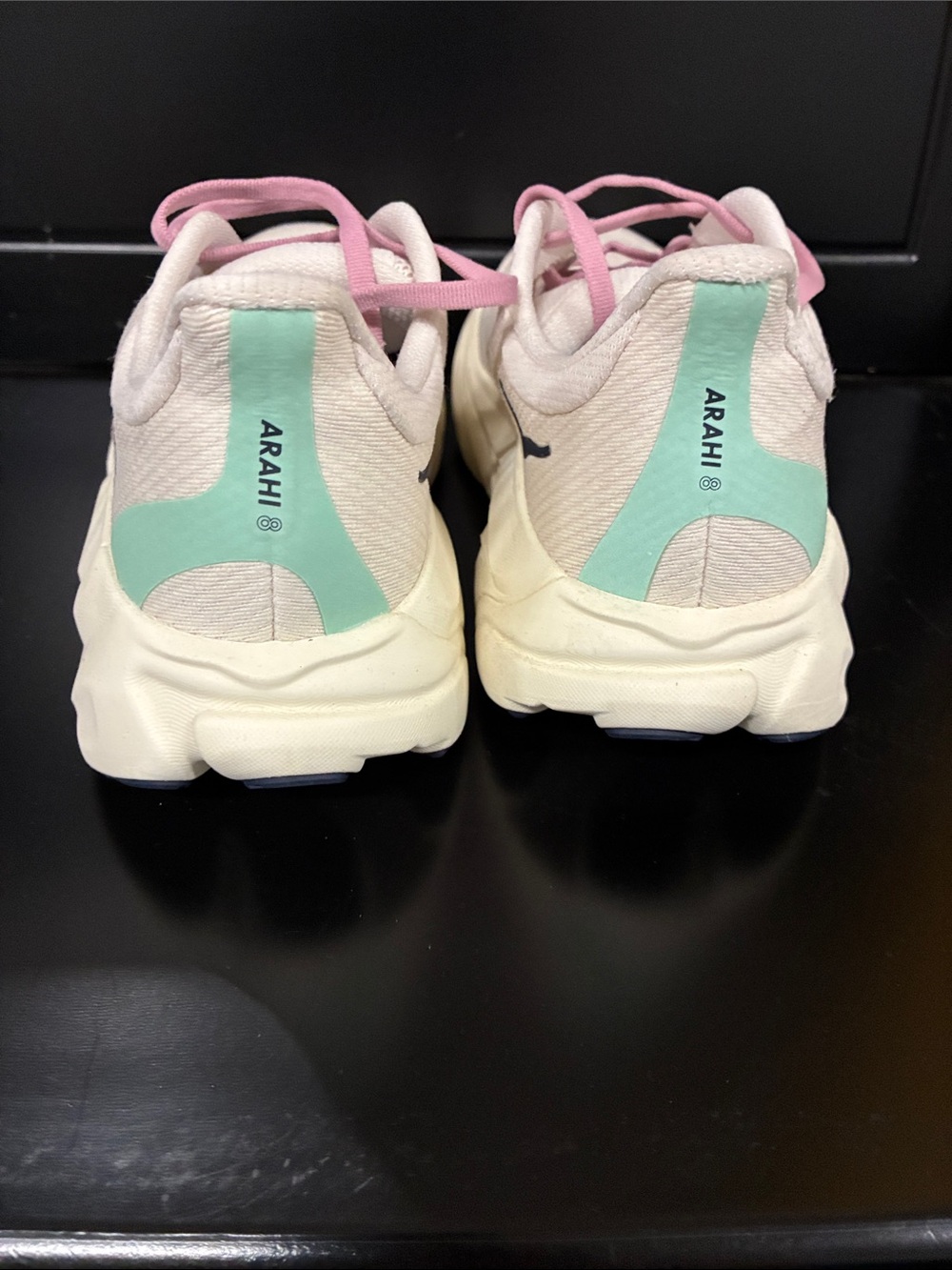 HOKA ONE ONE Arahi 8 Women's Stability Running Shoes Rose Cream Alabaster Sz 8.5 - Picture 5 of 6